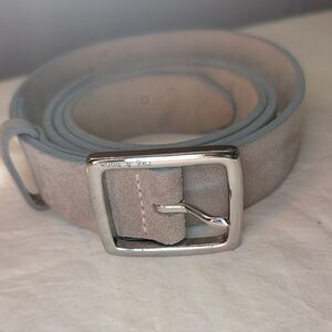 Rag & Bone Gray Suede Belt - Medium